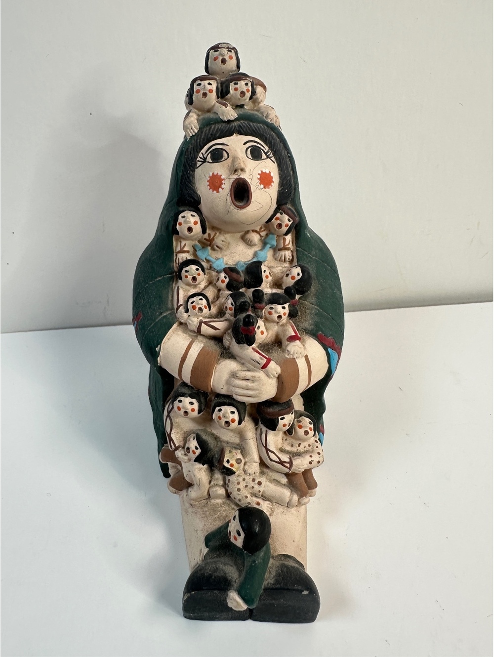 Storyteller Figurine Southwestern Native American Cochiti Pueblo 20 Children